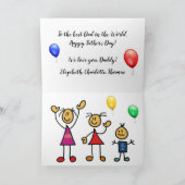 Gelukkige Vaderdag Grappig Kaart (Binnen)