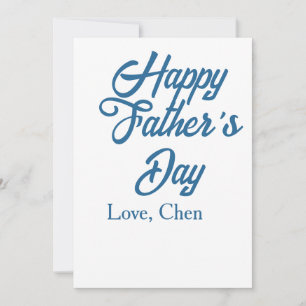 Gelukkige vaderdag grijze naam liefde beste pappa kaart
