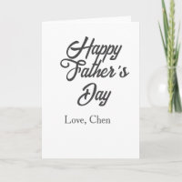 Gelukkige vaderdag grijze naam liefde beste pappa