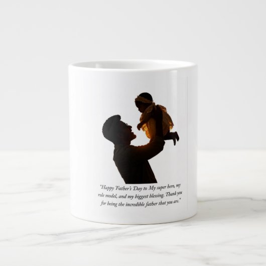 Gelukkige Vaderdag Grote Koffiekop (Voorkant)