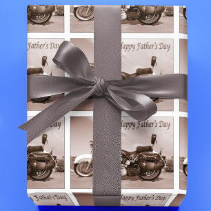 Gelukkige Vaderdag Harley Davidson Cadeaupapier