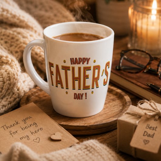 Gelukkige Vaderdag – Hartverwarmend Geschenk voor Latte Mok