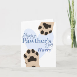 Gelukkige Vaderdag - Hond Vader Puns Kaart