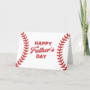 Gelukkige Vaderdag honkbal Feestdagen Kaart