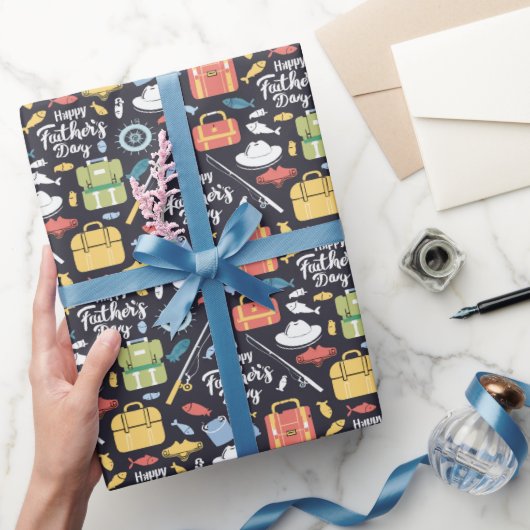 Gelukkige Vaderdag Inpakpapier (Geschenken)