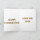 GELUKKIGE VADERDAG KAART (Binnen)