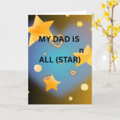 GELUKKIGE VADERDAG KAART (Gele Bloem)