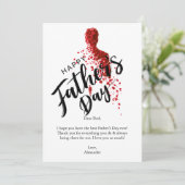 Gelukkige vaderdag kaart (Staand voorkant)