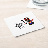 Gelukkige Vaderdag Kartonnen Onderzetters (Schuin)