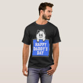Gelukkige Vaderdag Kat Vaderdag T-shirt (Voorkant volledig)