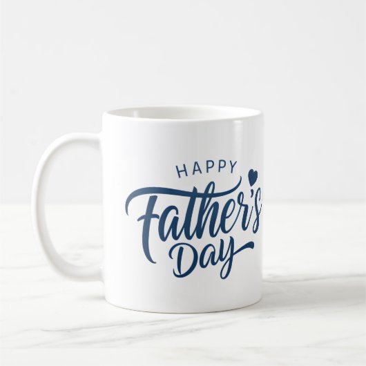 Gelukkige Vaderdag Lettertype Koffiemok (Links)
