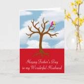 Gelukkige Vaderdag met man van vrouw Kaart (Gele Bloem)