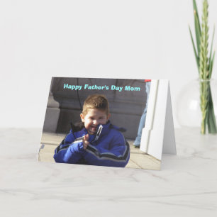 Gelukkige Vaderdag Moeder Kaart