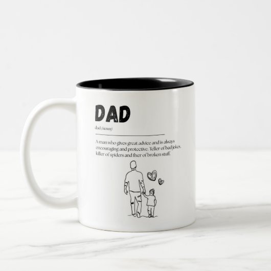 Gelukkige Vaderdag Mok (Links)
