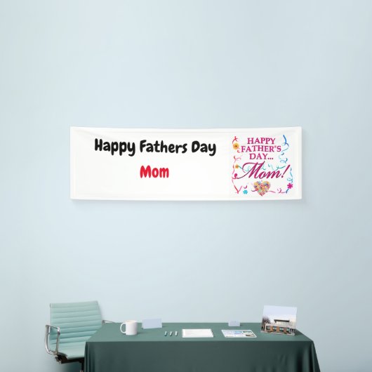 Gelukkige Vaderdag MOM Banner (Beurs)