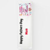 Gelukkige Vaderdag MOM Banner (Verticaal)
