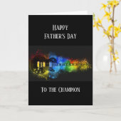 Gelukkige Vaderdag Muzikant Muziek Gitaar Kaart (Gele Bloem)