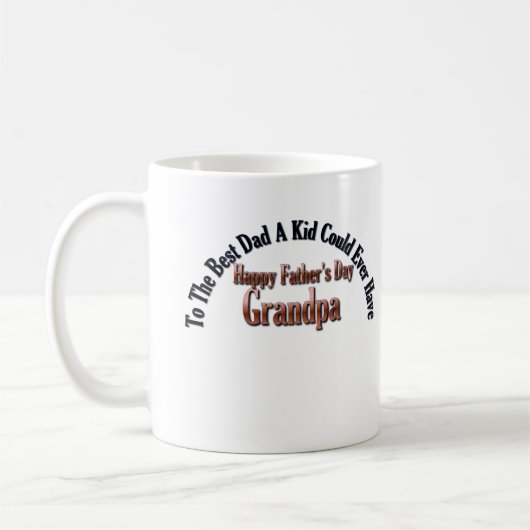 Gelukkige Vaderdag Opa Koffiemok (Links)