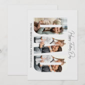 Gelukkige Vaderdag Papa Aangepaste Fotokaart Feestdagenkaart (Voorkant / Achterkant)