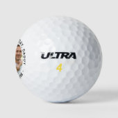 Gelukkige Vaderdag papa foto Golfballen (Logo)