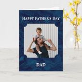 Gelukkige Vaderdag Papa Foto op Maat Kaart (Gele Bloem)