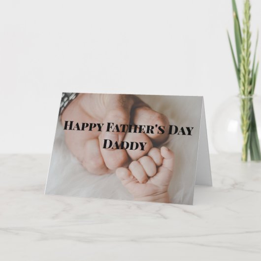 Gelukkige Vaderdag Papa Kaart (Voorkant)