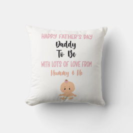 Gelukkige Vaderdag papa om kussen te zijn