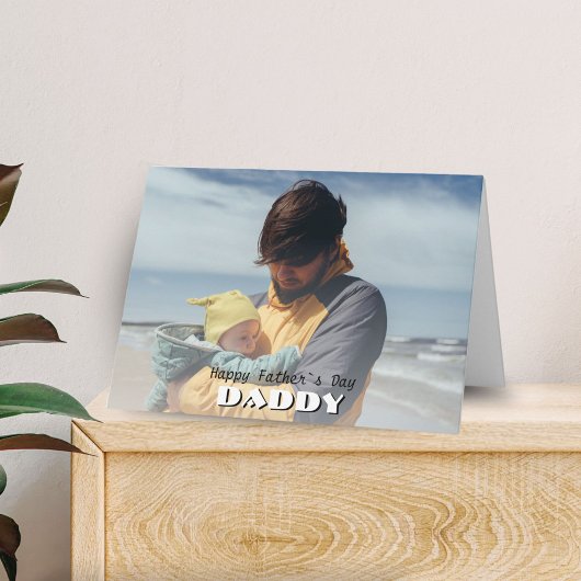 Gelukkige Vaderdag Papa Volledige Foto Vaderdag Kaart