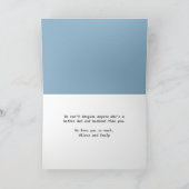 Gelukkige Vaderdag Papa Volledige Foto Vaderdag Kaart (Binnen)