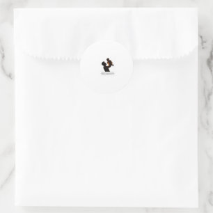 Gelukkige Vaderdag Ronde Sticker