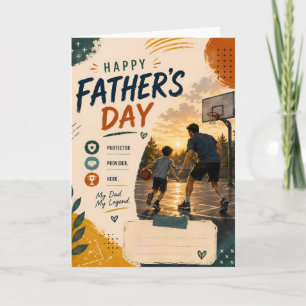 Gelukkige Vaderdag Sportkaart Kaart