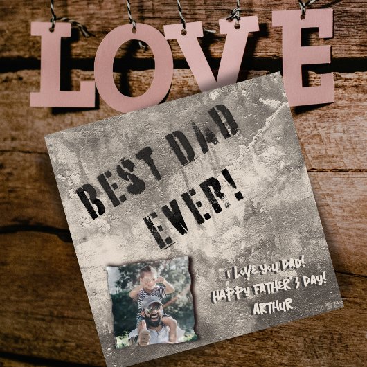 Gelukkige Vaderdag : stedelijk meesterwerk Feestdagenkaart