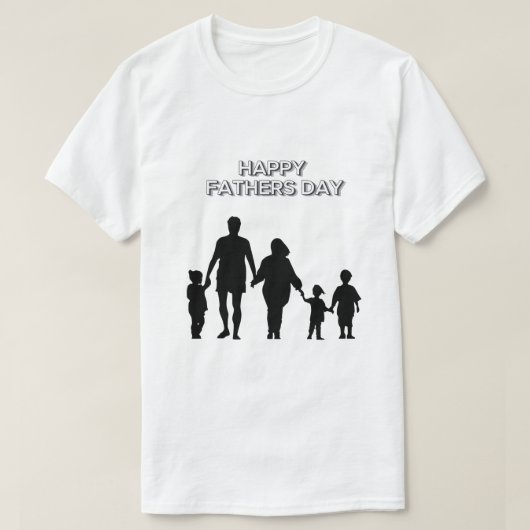 Gelukkige Vaderdag T-shirt (Design voorkant)