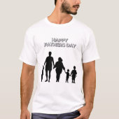 Gelukkige Vaderdag T-shirt (Voorkant)
