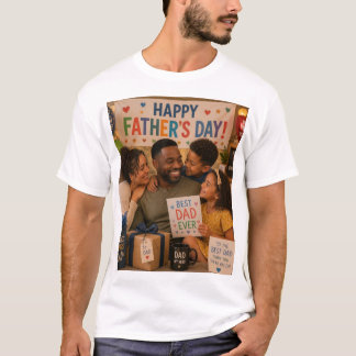 Gelukkige vaderdag t-shirt