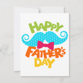 "Gelukkige Vaderdag, Vader: een viering van liefde Feestdagenkaart