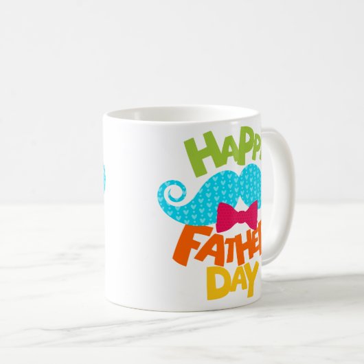 "Gelukkige Vaderdag, Vader: een viering van liefde Koffiemok (Voorkant rechts)