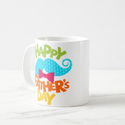 "Gelukkige Vaderdag, Vader: een viering van liefde Koffiemok (Voorkant links)