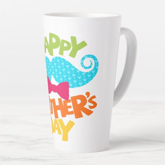 "Gelukkige Vaderdag, Vader: een viering van liefde Latte Mok (Rechterhoek)