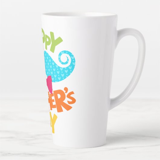 "Gelukkige Vaderdag, Vader: een viering van liefde Latte Mok (Rechts)