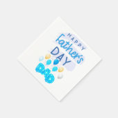 "Gelukkige Vaderdag, Vader: een viering van liefde Servet (Hoek)