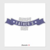 Gelukkige vaderdag-Vaderdag cadeaudecoratie Sticker (Vel)