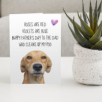 Gelukkige Vaderdag Van de Hond Schattige Grappige
