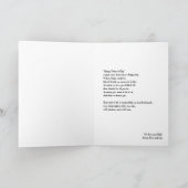 Gelukkige Vaderdag van het kinder Wenskaart Kaart (Binnen)