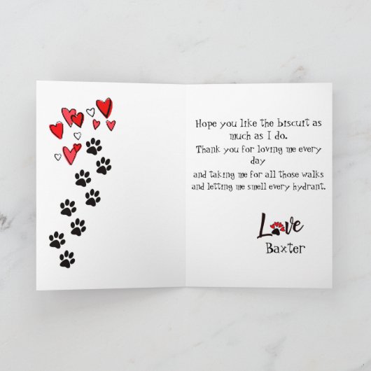 Gelukkige Vaderdag van uw Siberische Husky Dog Kaart (Binnen)