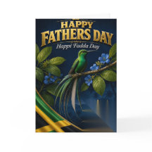 Gelukkige Vaderdag vanuit Jamaica, laat papa zien