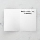 Gelukkige Vaderdag/Verjaardag Kaart/Personaliseer Kaart (Binnen)