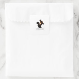 Gelukkige Vaderdag Vierkante Sticker