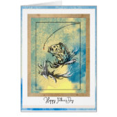 Gelukkige Vaderdag Vist Kaart (Voorkant)