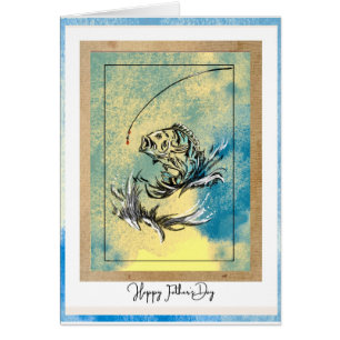 Gelukkige Vaderdag Vist Kaart